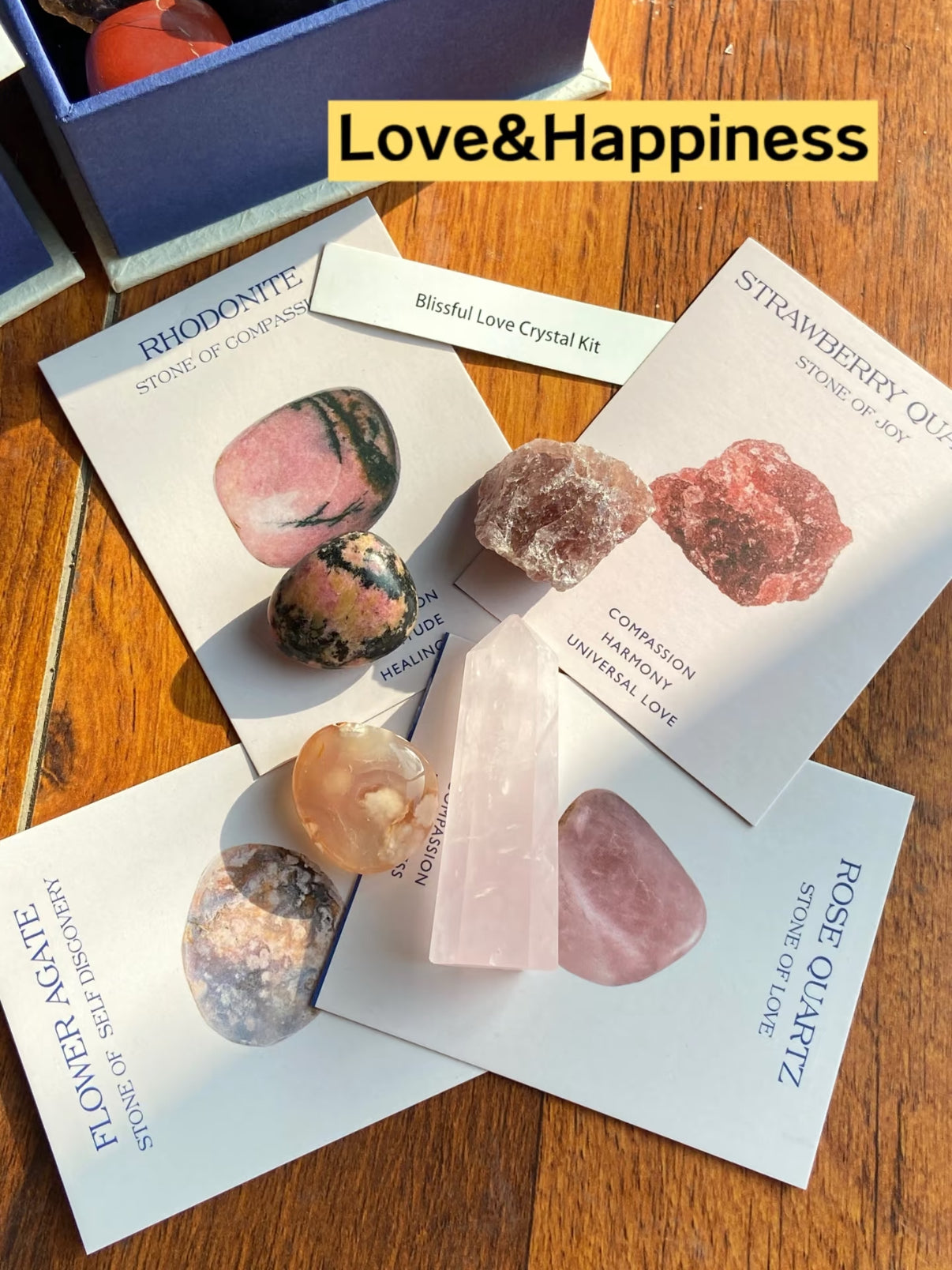 Healing Crystal Blind Box | 5 Themes for Mind, Body & Soul