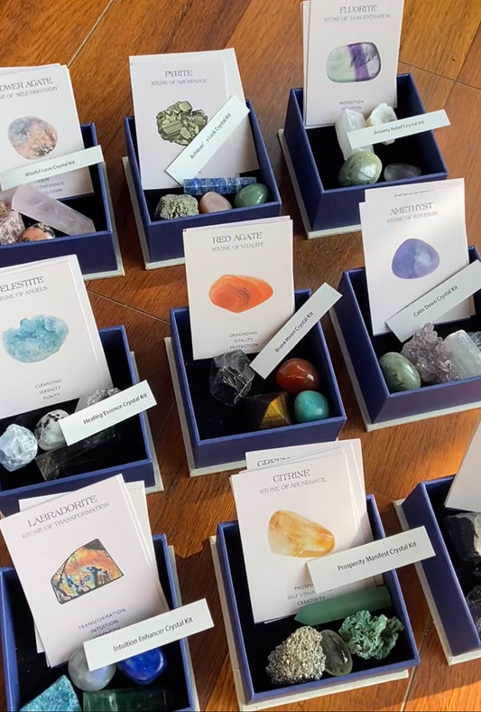 Healing Crystal Blind Box | 5 Themes for Mind, Body & Soul